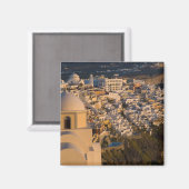 Aimant Grèce et île grecque de Santorin ville (Recto/Verso)