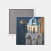 Aimant Grèce et l'île grecque de Santorin ville d'Oia 2 (Recto/Verso)