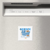 Aimant Grèce Grec Vacances Europe Voyage Groupe Correspon (In Situ (Lave-vaisselle))
