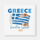 Aimant Grèce Grec Vacances Europe Voyage Groupe Correspon (Devant)