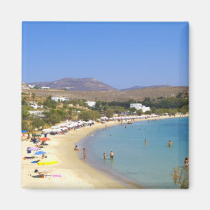 Aimant Grèce, île de Paros, plage de Krios au-dessus