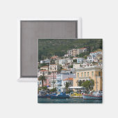 Aimant GRÈCE, Îles de la mer Égée du Nord-Est, SAMOS, (Recto/Verso)