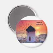 Aimant Grèce Mykonos Sunset (St.K. (Recto/Verso)