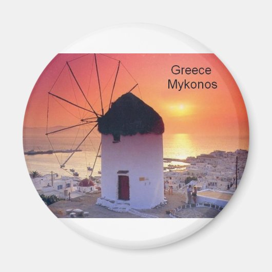 Aimant Grèce Mykonos Sunset (St.K. (Devant)