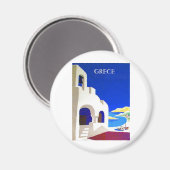 Aimant grèce vintage (Recto/Verso)