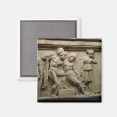 Aimant Greek Sarcophagus with a Scene showing the Battle (Recto/Verso)