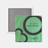 Aimant Green 30 Décennie Anniversaire (Recto/Verso)