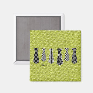 Aimant Green Denim Black Cravates DAD Bureau Boss