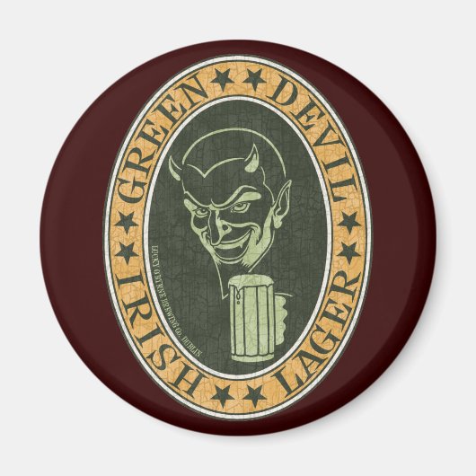 Aimant Green Devil Lager (Devant)
