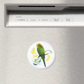 Aimant Green English Budgie (In Situ (Lave-vaisselle))