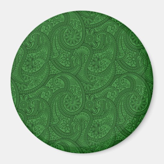 Aimant Green Paisley (Devant)