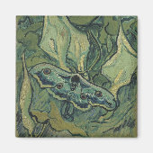 Aimant Green Peacock (Empereur) Moth de Vincent van Gogh (Devant)