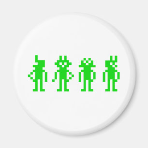 Aimant green pixel robots
