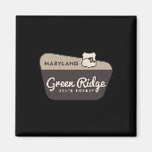 Aimant Green Ridge State Forest Maryland Welcome Sign Vac (Devant)