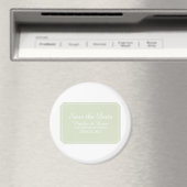 Aimant Green Simply Elegant Enregistrer la date (In Situ (Lave-vaisselle))