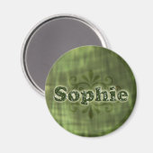 Aimant Green Sophie (Recto/Verso)
