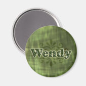 Aimant Green Wendy (Recto/Verso)