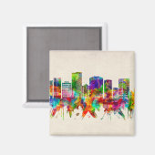 Aimant Greenville Caroline du Sud Skyline (Recto/Verso)