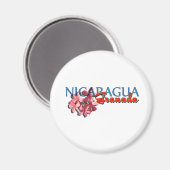 Aimant Grenade Nicaragua (Recto/Verso)