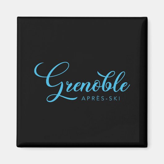 Aimant GRENOBLE Apres-Ski (Devant)