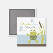 Aimant Grenouille à ruban et libellule (Recto/Verso)