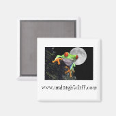 Aimant grenouille arrière - plan de midnightcliff, www.mi (Recto/Verso)