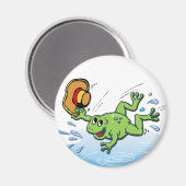 Aimant Grenouille avec Casquette (Recto/Verso)