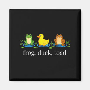 Aimant Grenouille canard crapaud zoologique drôle rétro a