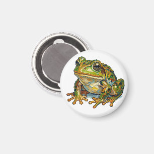 Aimant Grenouille Chanceuse Symbole de Bonne Fortune Cade