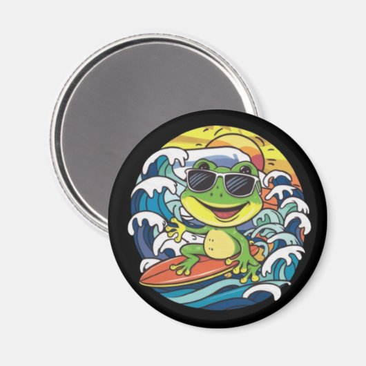 Aimant Grenouille cool (Recto/Verso)
