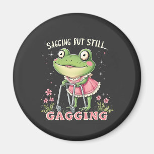 Aimant Grenouille de jour des mères, mais toujours gisant