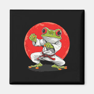 Aimant Grenouille de karaté Arts martiaux Crapaud de judo