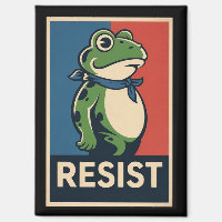 Grenouille de Portland en protestation contre la r