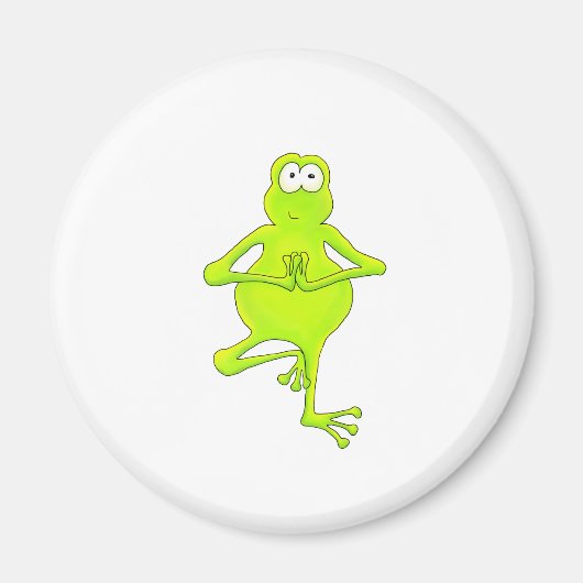 Aimant Grenouille de Yoga Tree (Devant)
