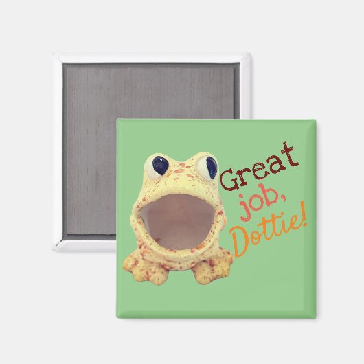 Aimant Grenouille Dottie (Recto/Verso)
