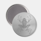 Aimant Grenouille en acier inoxydable (Recto/Verso)