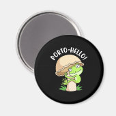 Aimant Grenouille Et Champignons (Recto/Verso)