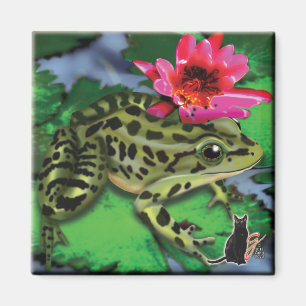 Aimant Grenouille Léopard