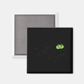 Aimant Grenouille malhonnête Mème de grenouille drôle Ne (Recto/Verso)
