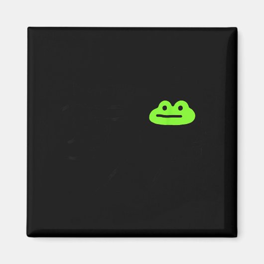 Aimant Grenouille malhonnête se comporte pas grenouille d (Devant)