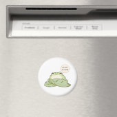 Aimant Grenouille mignonne en mode Ne Pas Déranger (In Situ (Lave-vaisselle))