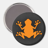 Aimant Grenouille orange (Recto/Verso)