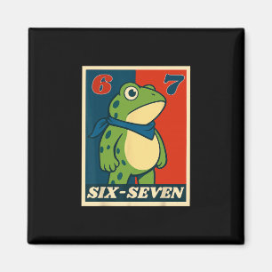 Aimant Grenouille Six Sept Drôle 6 7 Mème Génération Alph