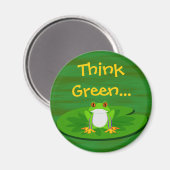 Aimant Grenouille sur Lilypad (Recto/Verso)