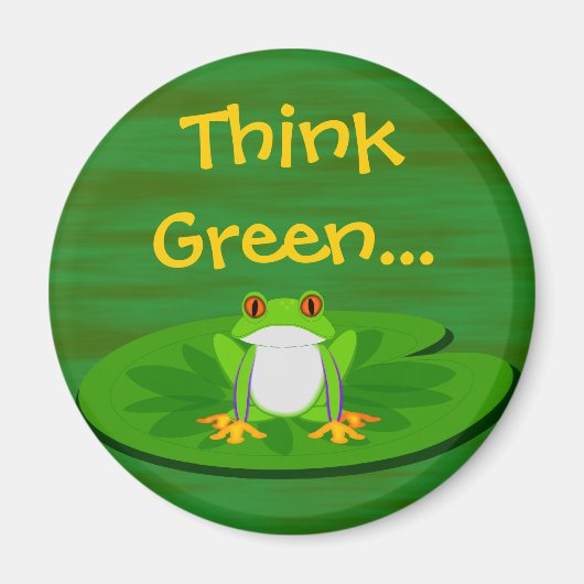 Aimant Grenouille sur Lilypad (Devant)