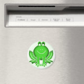 Aimant Grenouille verte mignonne (In Situ (Lave-vaisselle))