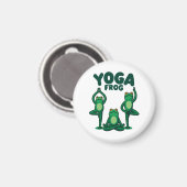 Aimant Grenouilles de yoga (Recto/Verso)