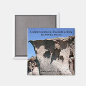 Aimant grès sculpté, Ensenada Grande (Recto/Verso)