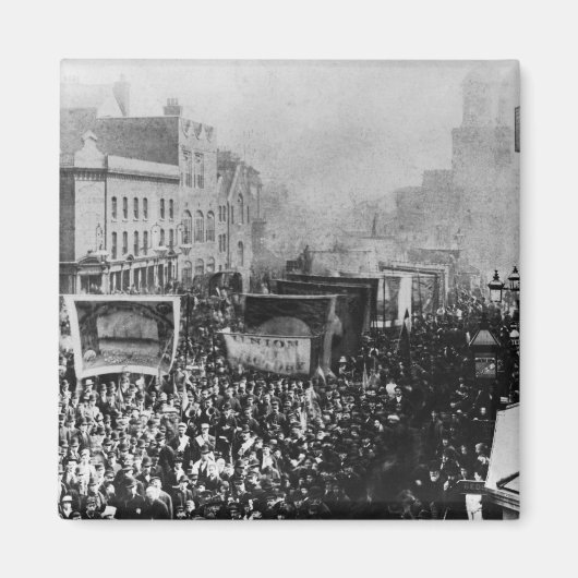 Aimant Grève du quai de Londres, 1889 (Devant)