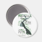 Aimant Grèves de pneumonie (Recto/Verso)